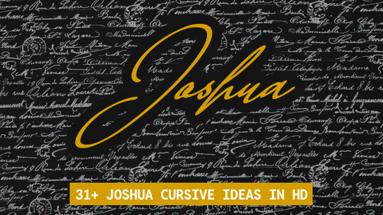 Joshua in Cursive ⚡ | 100+ Signature Ideas 2025