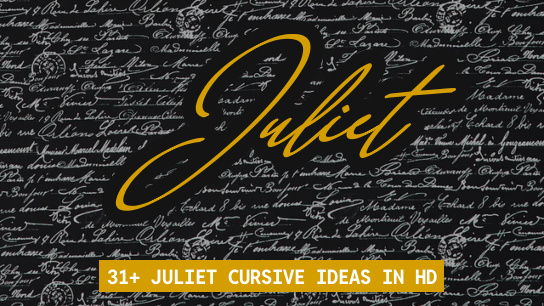 Juliet name signatures