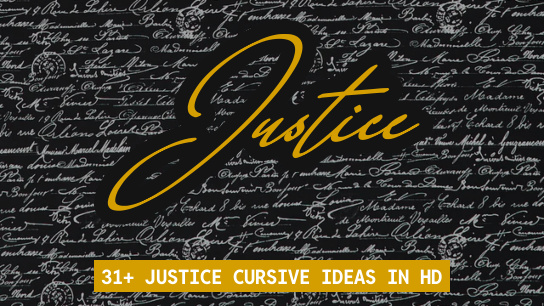 Justice name signatures