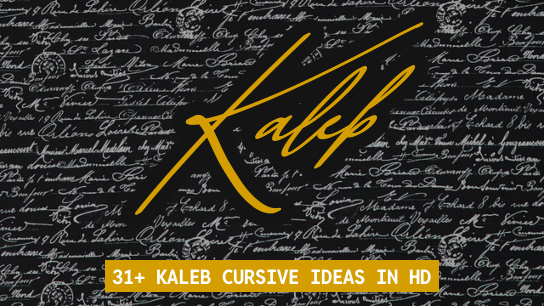 Kaleb name signatures