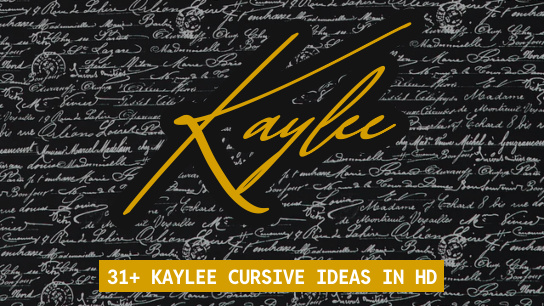 Kaylee name signatures
