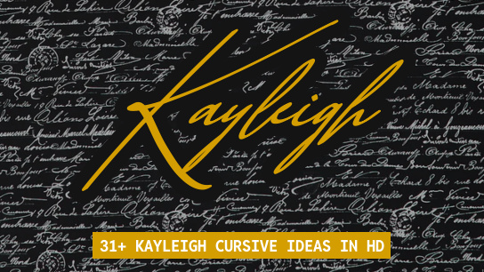 Kayleigh name signatures