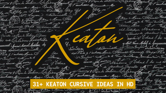 Keaton name signatures
