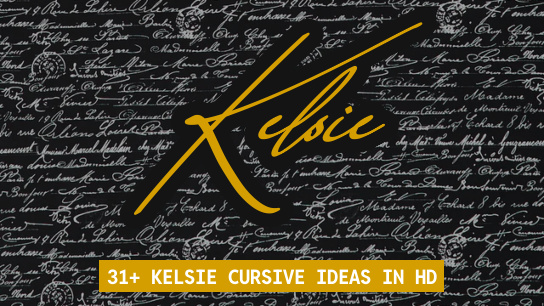 Kelsie name signatures