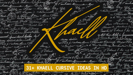 Khaell name signatures