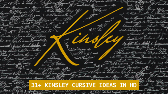 Kinsley name signatures