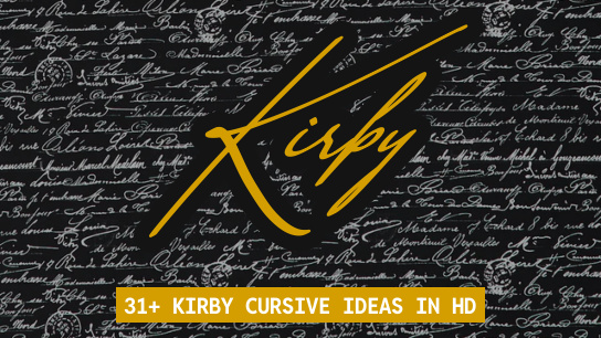 Kirby name signatures