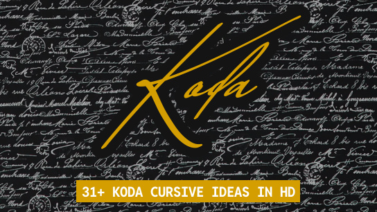 Koda name signatures