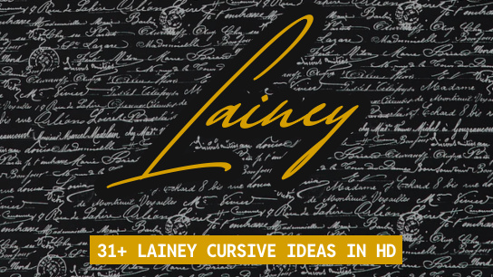 Lainey name signatures