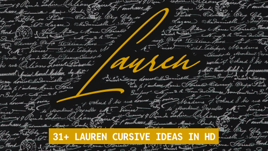 Lauren name signatures