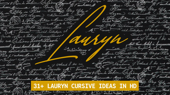 Lauryn name signatures