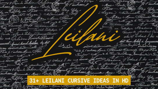 Leilani name signatures