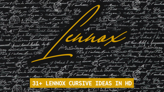 Lennox name signatures