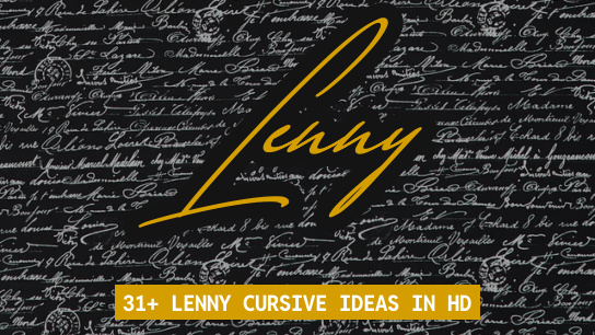 Lenny name signatures