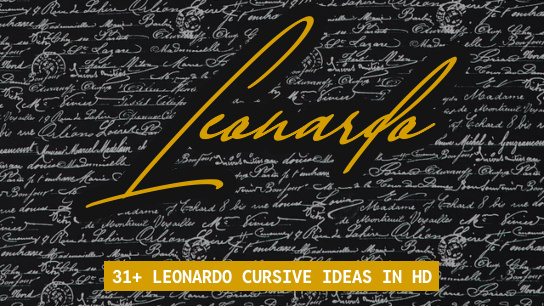 Leonardo name signatures