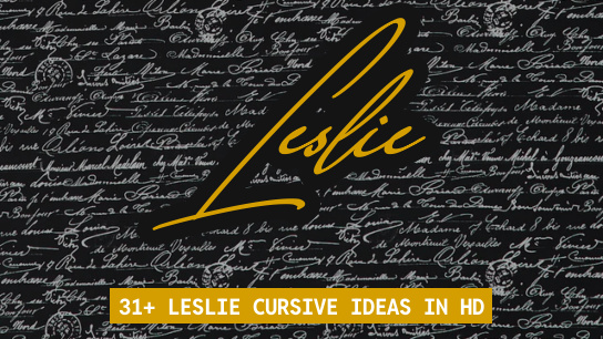 Leslie name signatures