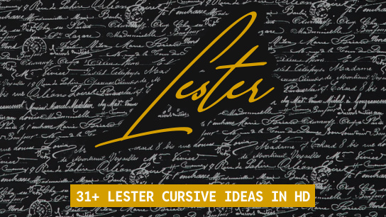 Lester name signatures