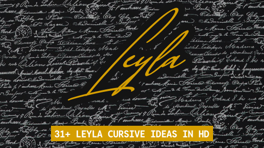 Leyla name signatures
