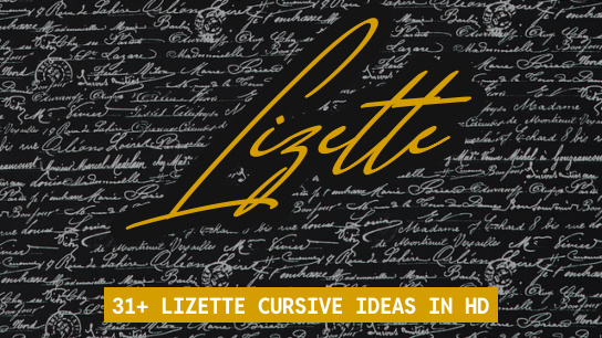 Lizette name signatures