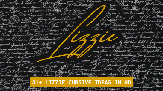 Lizzie name signatures