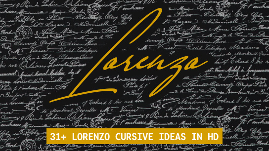 Lorenzo name signatures