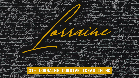 Lorraine name signatures