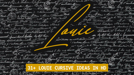 Louie name signatures