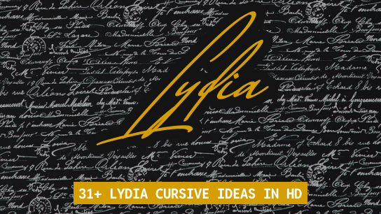 Lydia name signatures