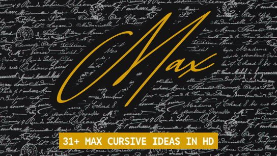 MAX name signatures