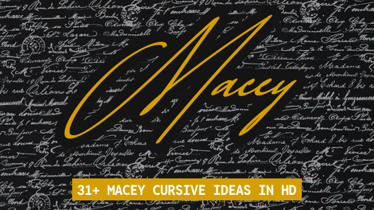 Macey name signatures