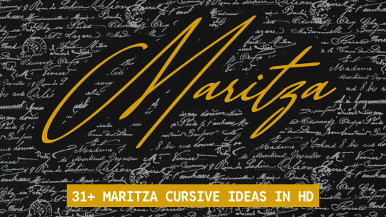 Maritza name signatures