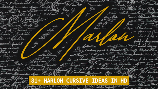 Marlon name signatures