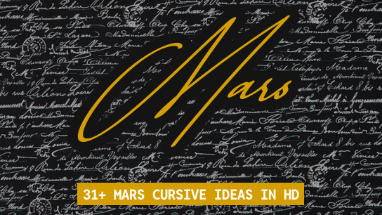 Mars name signatures