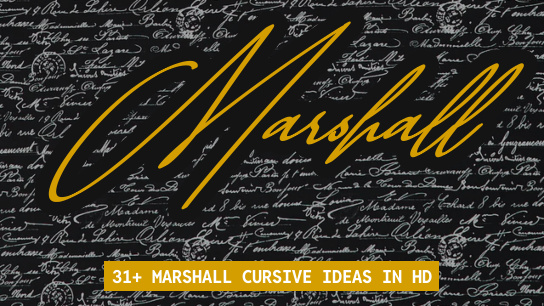 Marshall name signatures