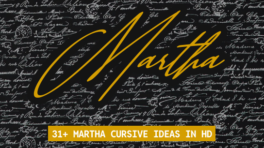 Martha name signatures