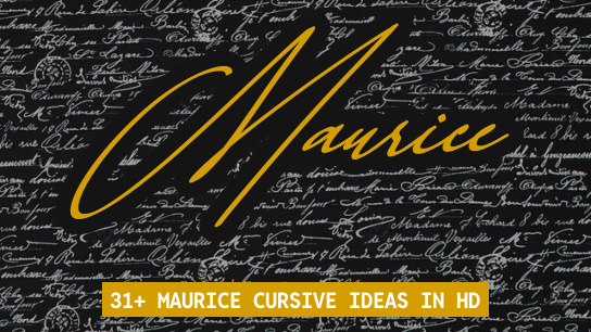 Maurice name signatures