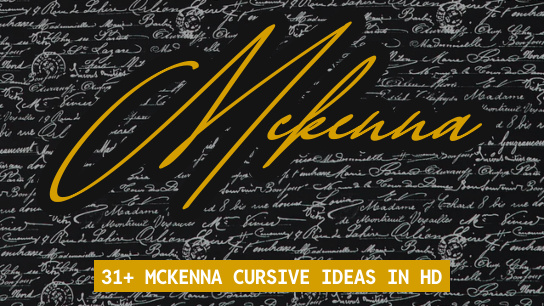 Mckenna name signatures