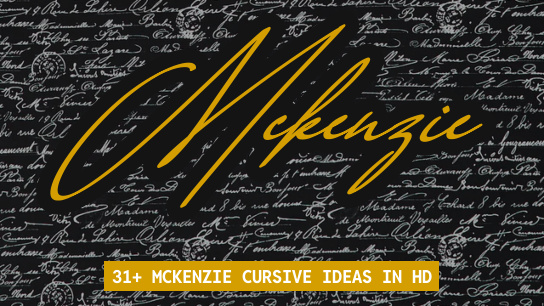 Mckenzie name signatures