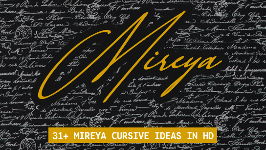 Mireya name signatures