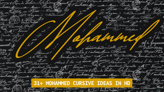 Mohammed name signatures