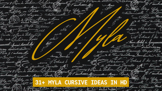 Myla name signatures