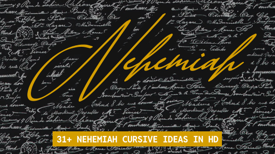 Nehemiah name signatures
