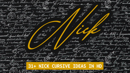 Nick name signatures