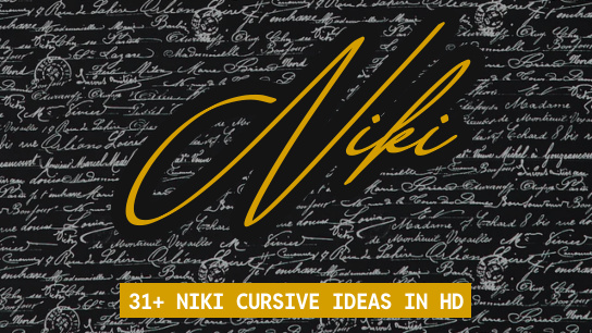 Niki name signatures