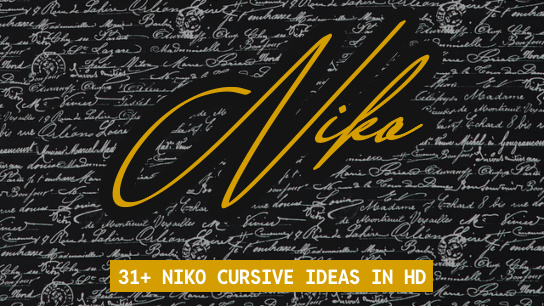 Niko name signatures