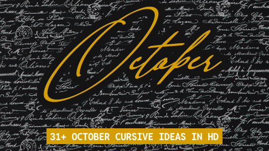 October name signatures