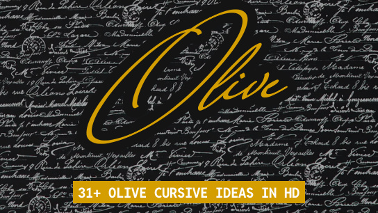 Olive name signatures