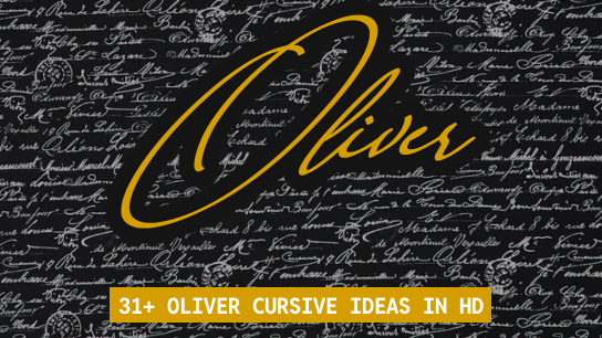 Oliver name signatures