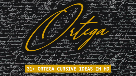 Ortega name signatures