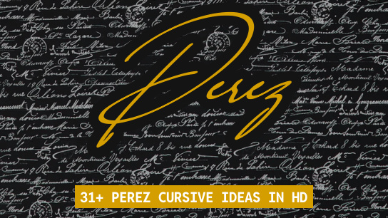 Perez name signatures